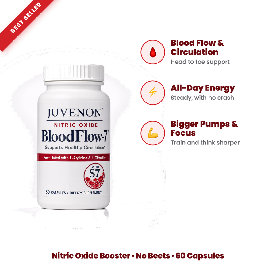 Juvenon BloodFlow-7 Nitric Oxide Booster