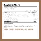 Supplement facts: nattokinase 500 mg (10,000 FU) plus circulatory and antioxidant blend
